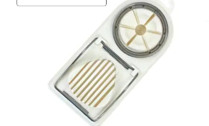 2-in-1 Double-Head Egg Cutter and Slicer